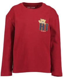 LONGSLEEVE BORDEAUX, TEDDY
