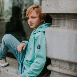 HOODIE, MINTGROEN