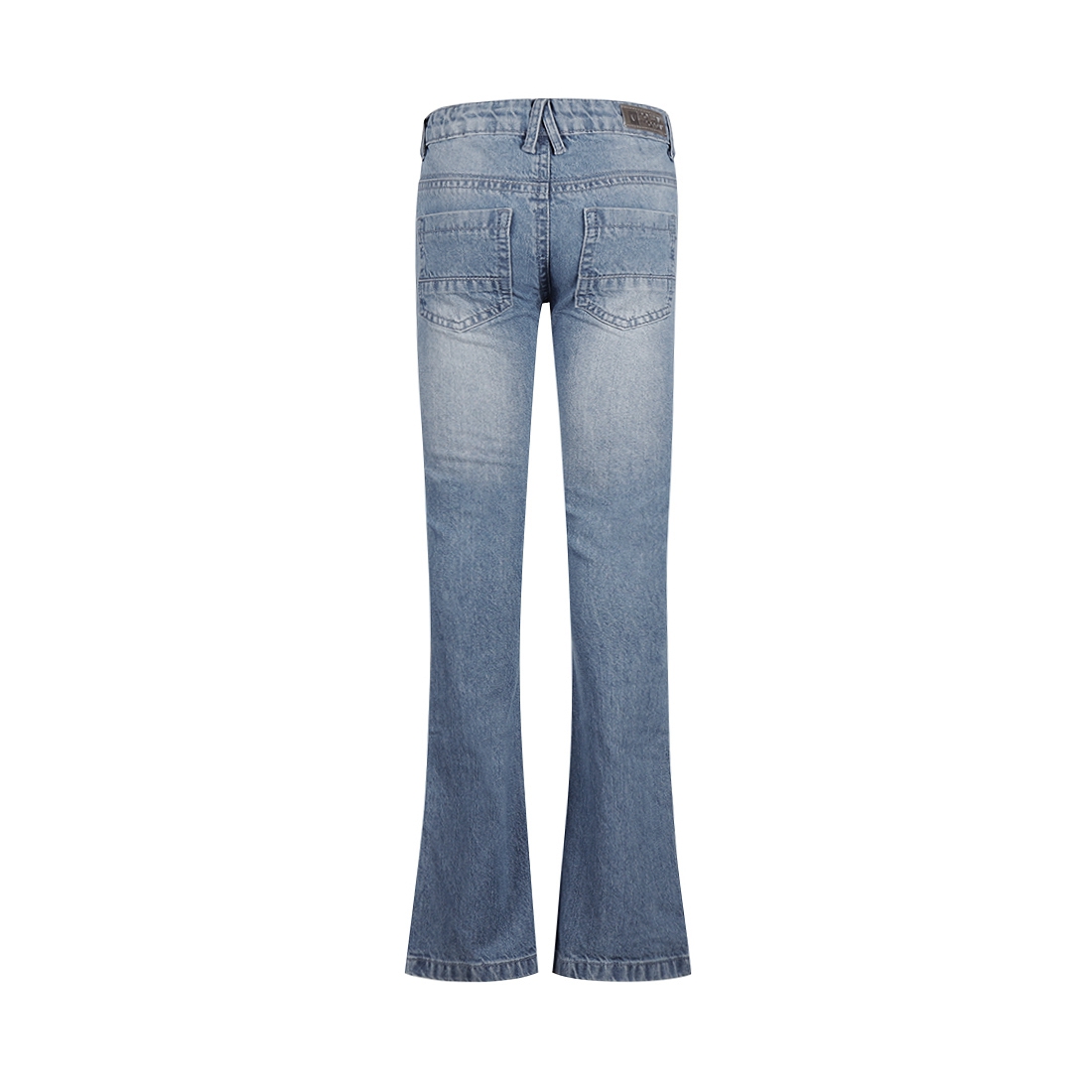 FLARED SPIJKERBROEK, JEANS BLAUW