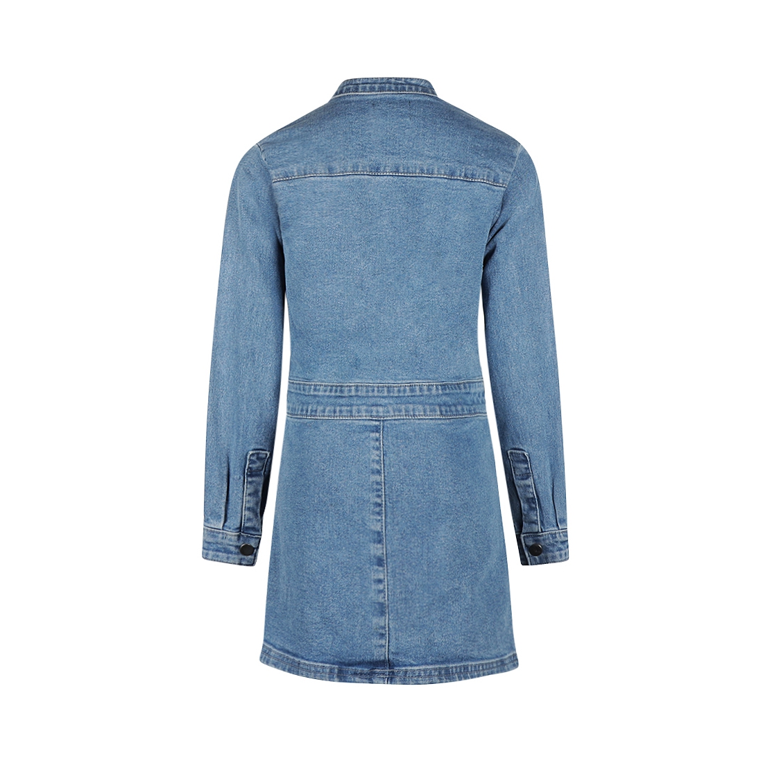 SPIJKERJURK, JEANS BLAUW
