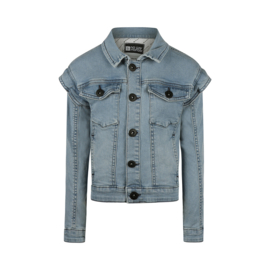 SPIJKERJASJE, JEANS BLAUW