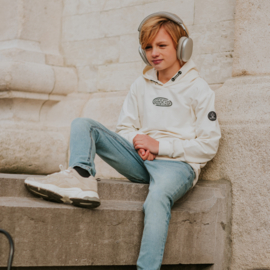 SPIJKERBROEK TAPERED FIT, JEANS BLAUW