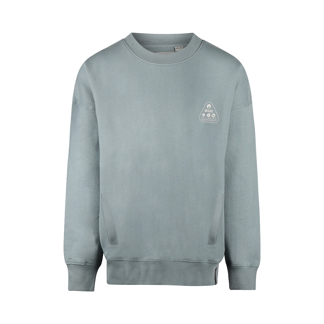 SWEATER LOOSE FIT, BLAUW