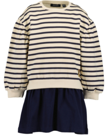 GESTREEPTE SWEATDRESS , TEDDY