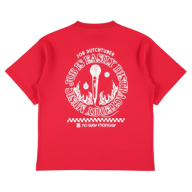 SHIRT LOOSE FIT ROOD, JOB DUTCHTUBER
