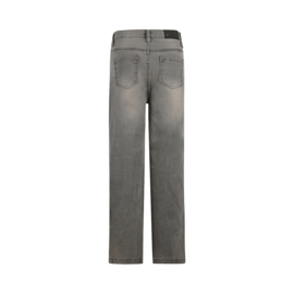 SPIJKERBROEK WIDE LEG, JEANS GRIJS