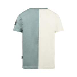 SHIRT, OFF-WHITE & MINT