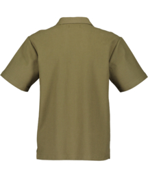 JERSEY BLOUSE, LEGER GROEN