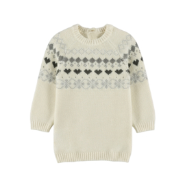 GEBREIDE JURK, COZY SNOWBEARS