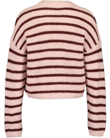 GESTREEPTE TRUI KNITWEAR ROZE, SPECIAL