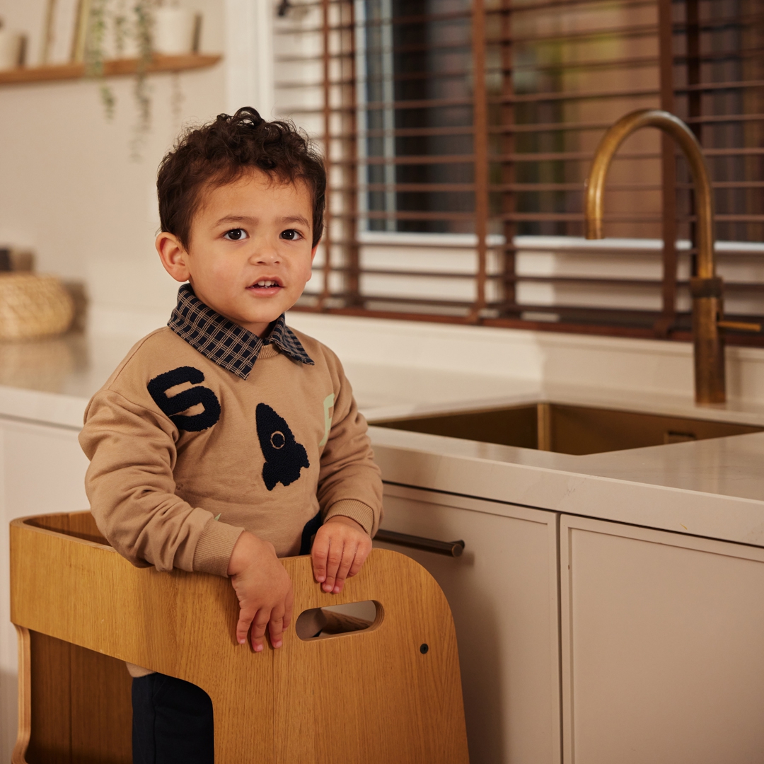 SWEATER SPACE, TAUPE