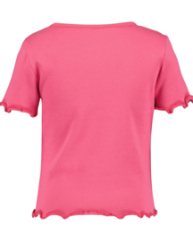 SHIRT ROZE RIB, BASICS
