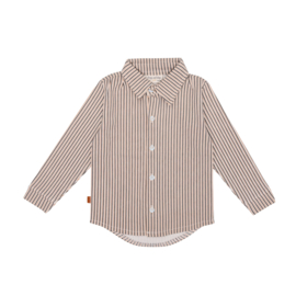 GESTREEPTE BLOUSE, BORN TO BUILD