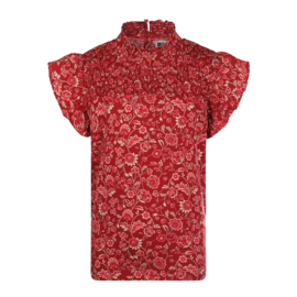 BLOUSE, ROOD