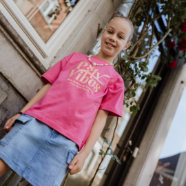 SPIJKERROK, JEANS BLAUW