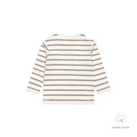 GESTREEPTE LONGSLEEVE, OFF-WHITE