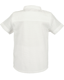 BLOUSE KORTE MOUW WIT, FESTIVE