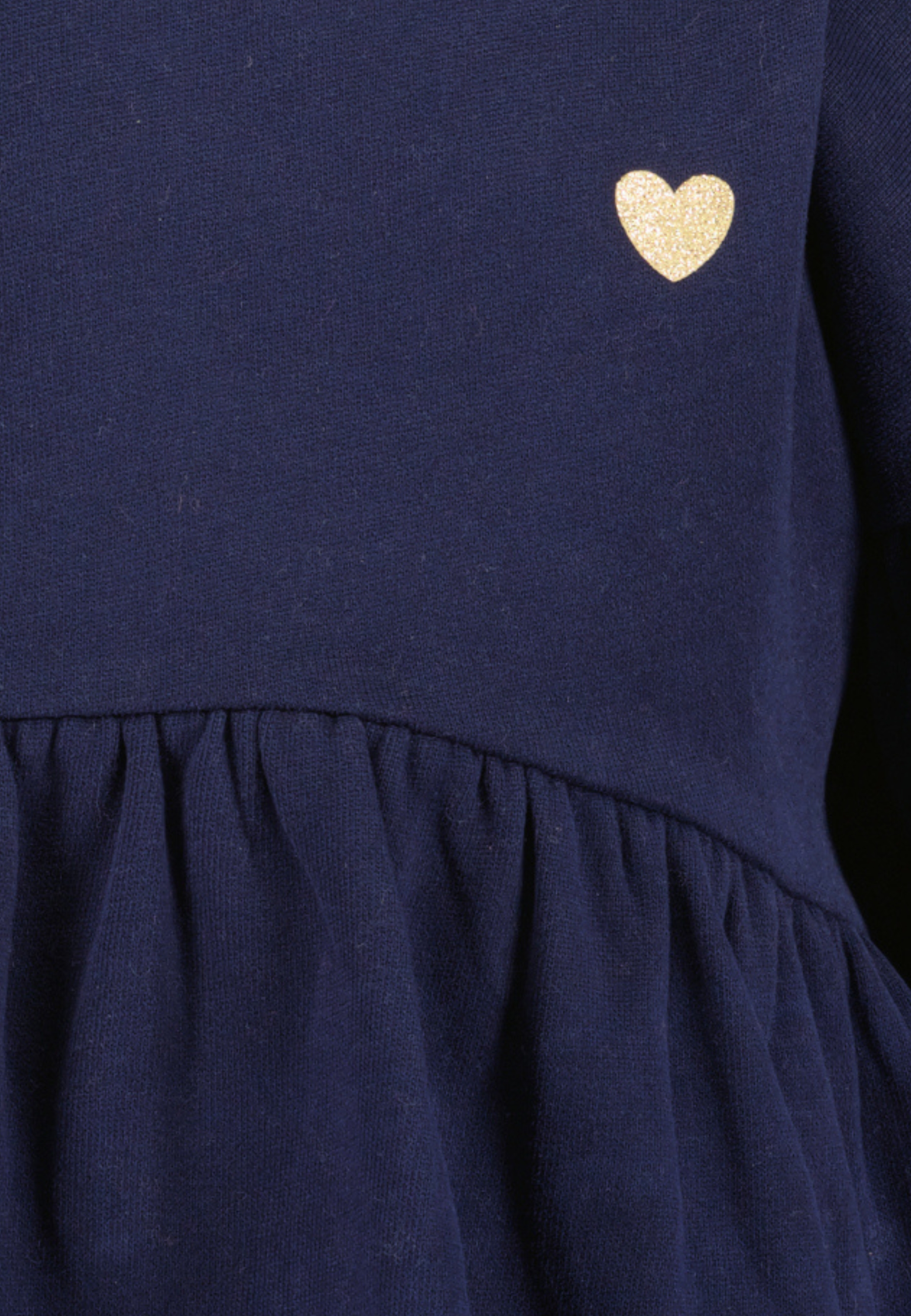 SWEATER FLOWERS, NACHTBLAUW