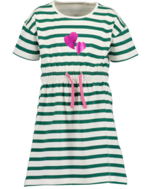 JURK GROEN GESTREEPT, SPORTY