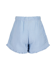 KORT BROEKJE LICHT BLAUW MOUSSELINE, BLUE GARDEN