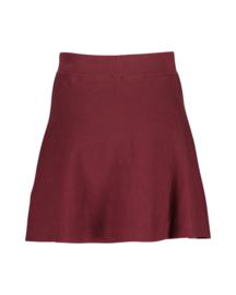 GEBREIDE ROK, AUBERGINE