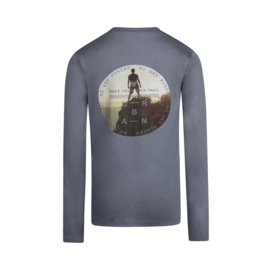 LONGSLEEVE, GRIJS BLAUW