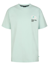 T-SHIRT CLASSIC PRINT, COOL MINT