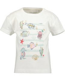 SHIRT IVOOR MET PRINT, OCEAN