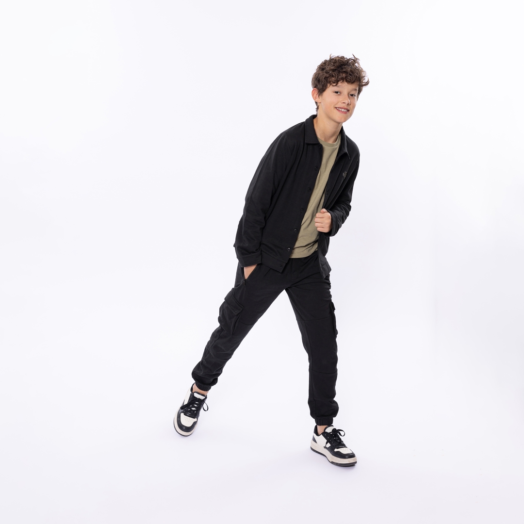 JOGGINGBROEK CARGO, ZWART