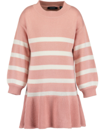 GESTREEPTE JURK KNITWEAR, SOFT FLOWER