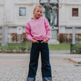 SPIJKERBROEK WIDELEG, JEANS BLAUW