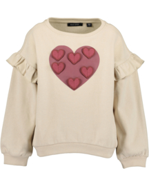 SWEATER MET HART ZAND, FLOWER