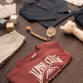 SWEATER LOOSE FIT ROOD, ALPINE CLUB