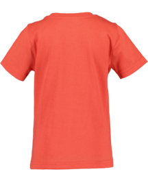 SHIRT MET VEEGPAILETTEN ORANJE, OCEAN
