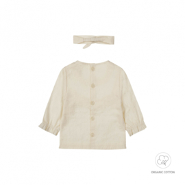 BLOESJE & HAARBAND MOUSSELINE, CREME