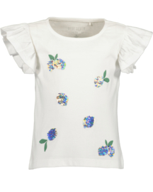 SHIRT MET VEEGPAILETTEN WIT, LEMON SQUEEZY