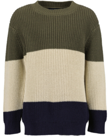 GESTREEPTE TRUI KNITWEAR, TRUCKS