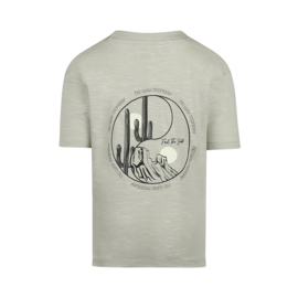 SHIRT LOOSE FIT, LICHT GRIJS GROEN