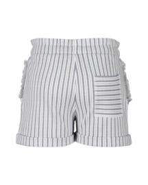BLAUW GESTREEPT KORT BROEKJE, BEACH GIRLS