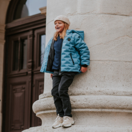 SPIJKERBROEK LOOSE FIT, JEANS ANTRACIET