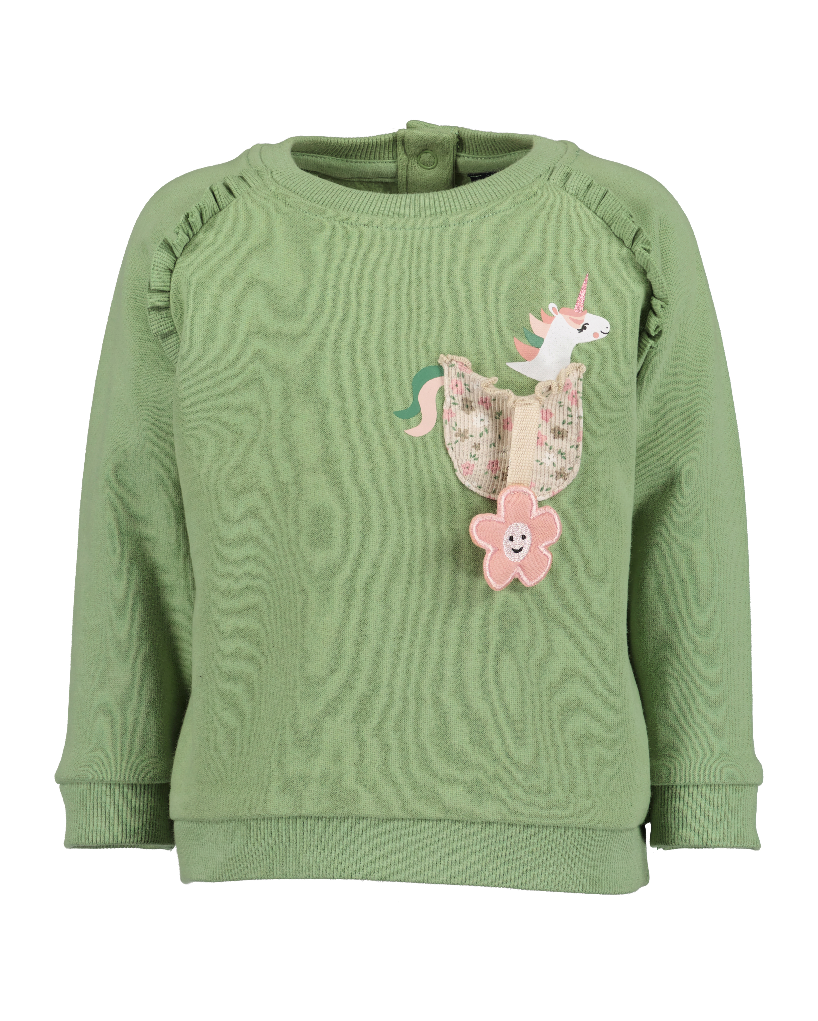 SWEATER UNICORN, APPELGROEN