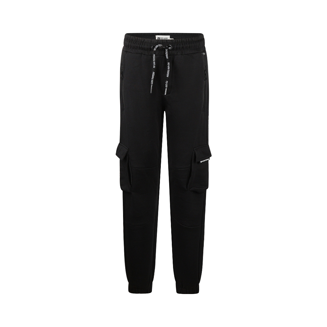 JOGGINGBROEK CARGO, ZWART