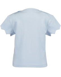 SHIRT LICHT BLAUW, BLUE GARDEN
