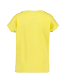 SHIRT GEEL MET PRINT, LA DOLCE VITA