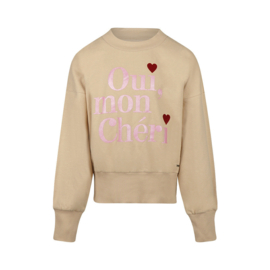 SWEATER OUI MON CHERIE, ZAND