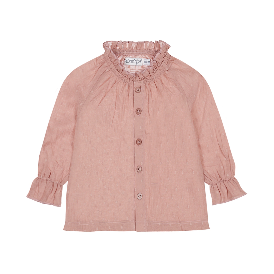 BLOUSE LITTLE FLOWER, LIGHT MAUVE