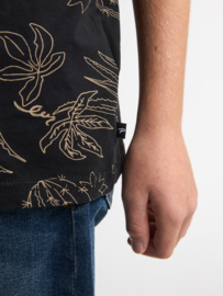 SHIRT ALL-OVER PRINT, ZWART