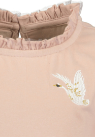 LONGSLEEVE SWAN, POEDERROZE