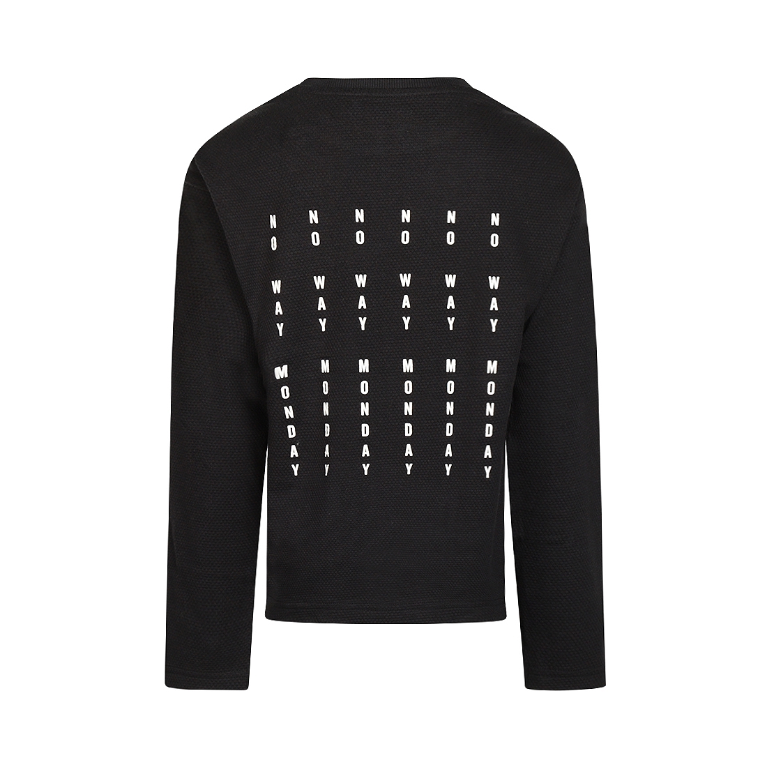 LONGSLEEVE LOOSE FIT, ZWART