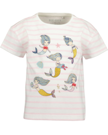 SHIRT ROZE GESTREEPT MET PRINT, OCEAN